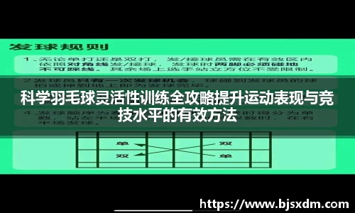 科学羽毛球灵活性训练全攻略提升运动表现与竞技水平的有效方法